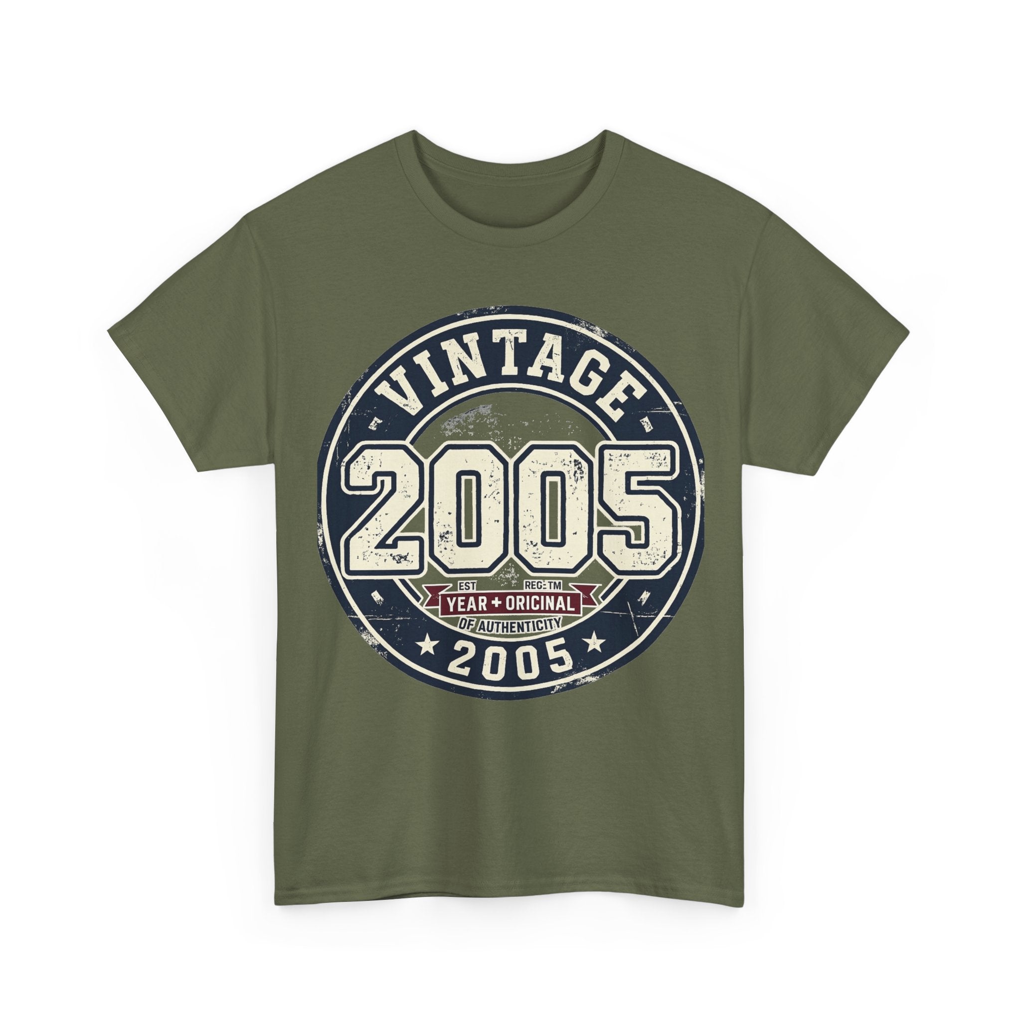 Vintage 2005 T-Shirt — Retro Birth Year Graphic Tee