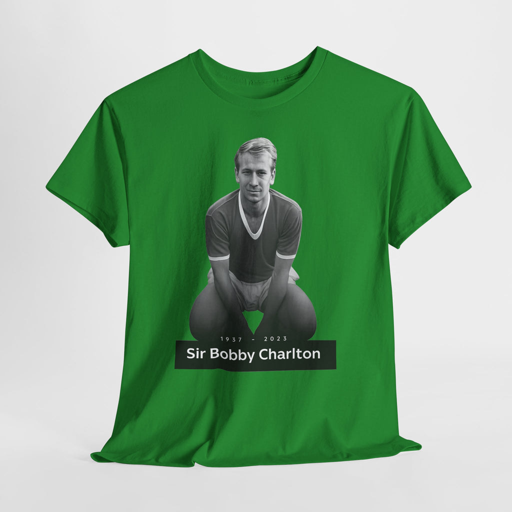 Sir Bobby Charlton Football Legend Cotton T‑Shirt
