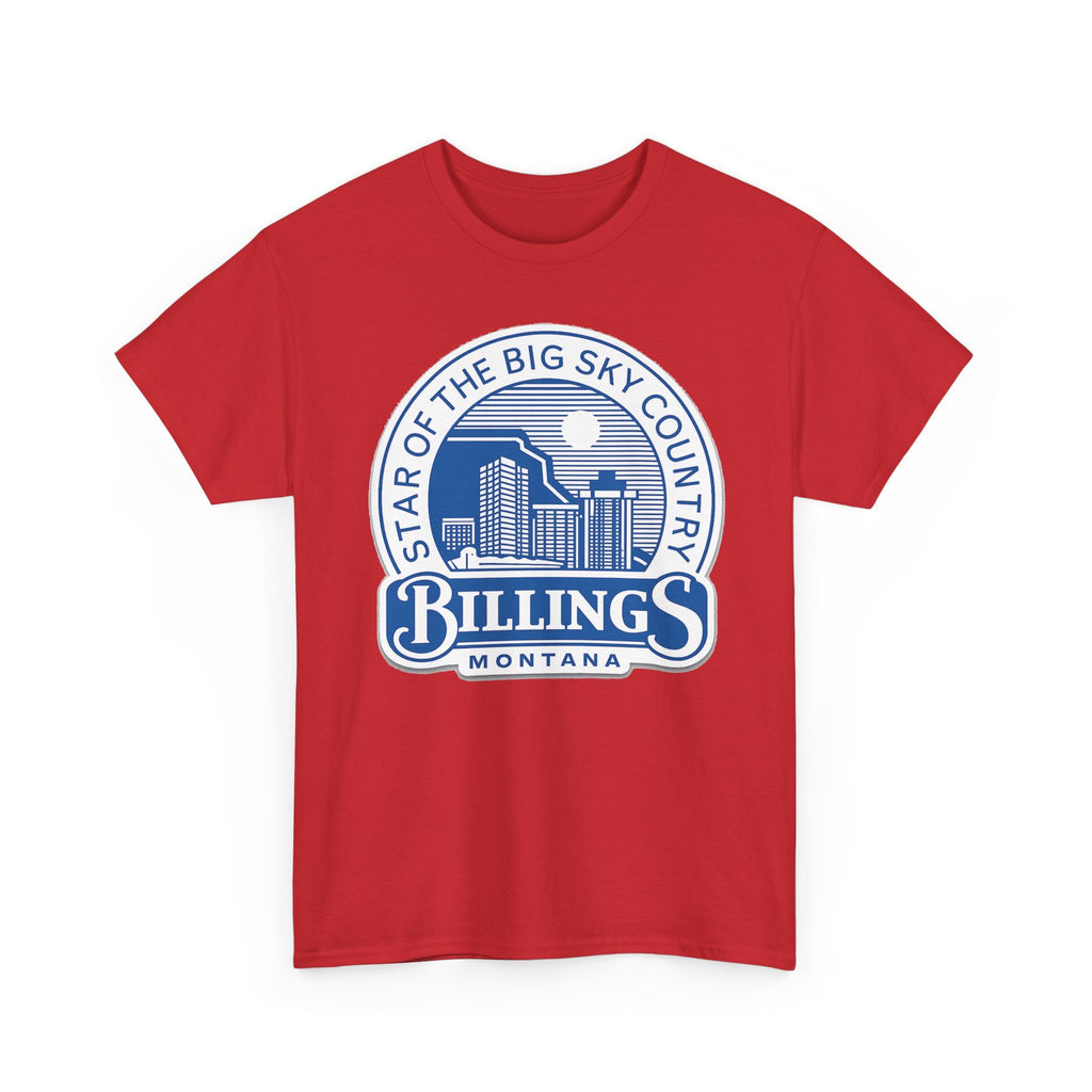 Billings Montana Tee — "Star of the Big Sky Country" Retro City Skyline T-Shirt