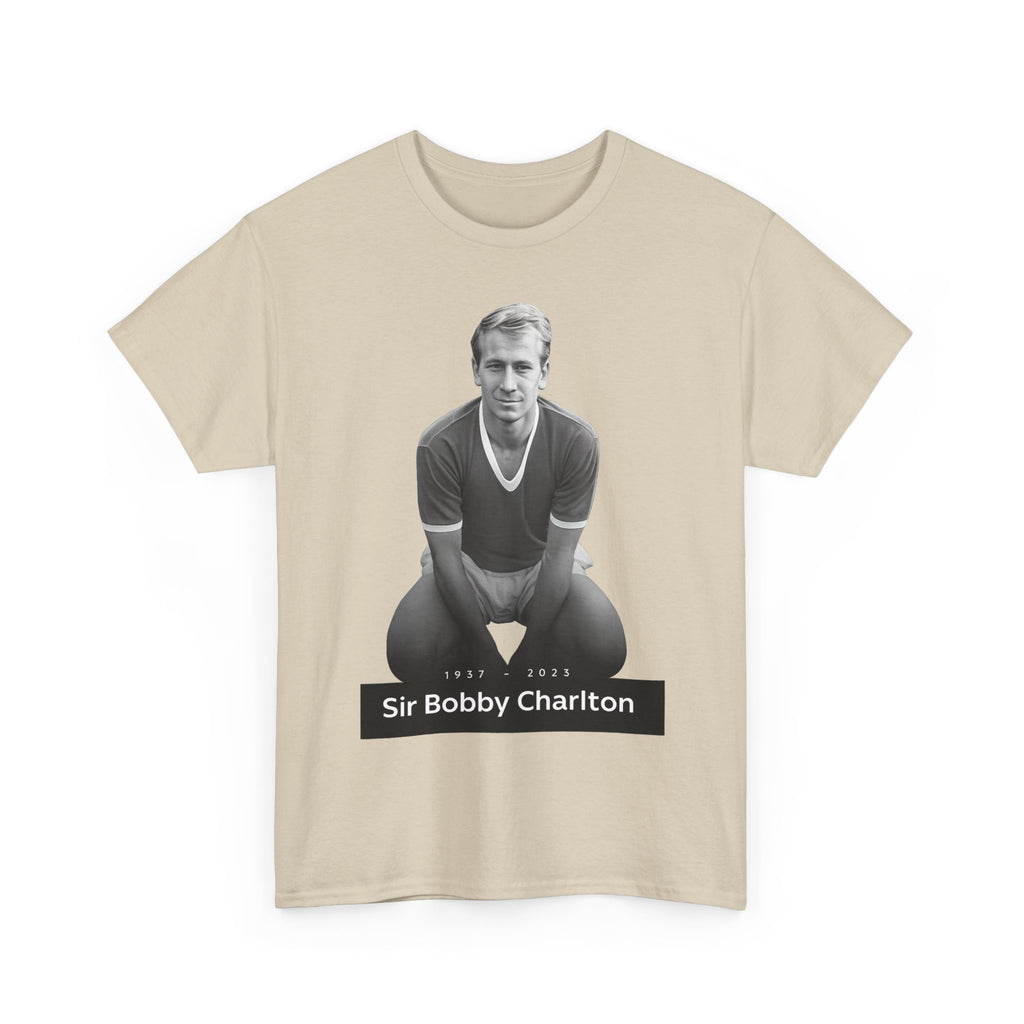 Sir Bobby Charlton Football Legend Cotton T‑Shirt