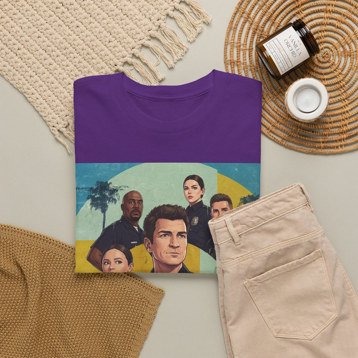 The Rookie TV Cast Graphic Tee — Vintage Poster Style Shirt
