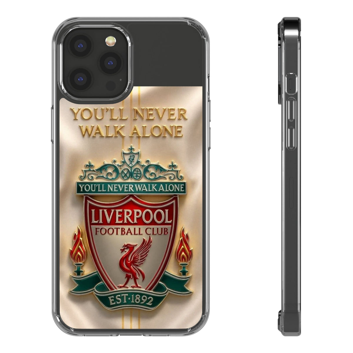 Liverpool FC 'You'll Never Walk Alone' Clear Phone Case