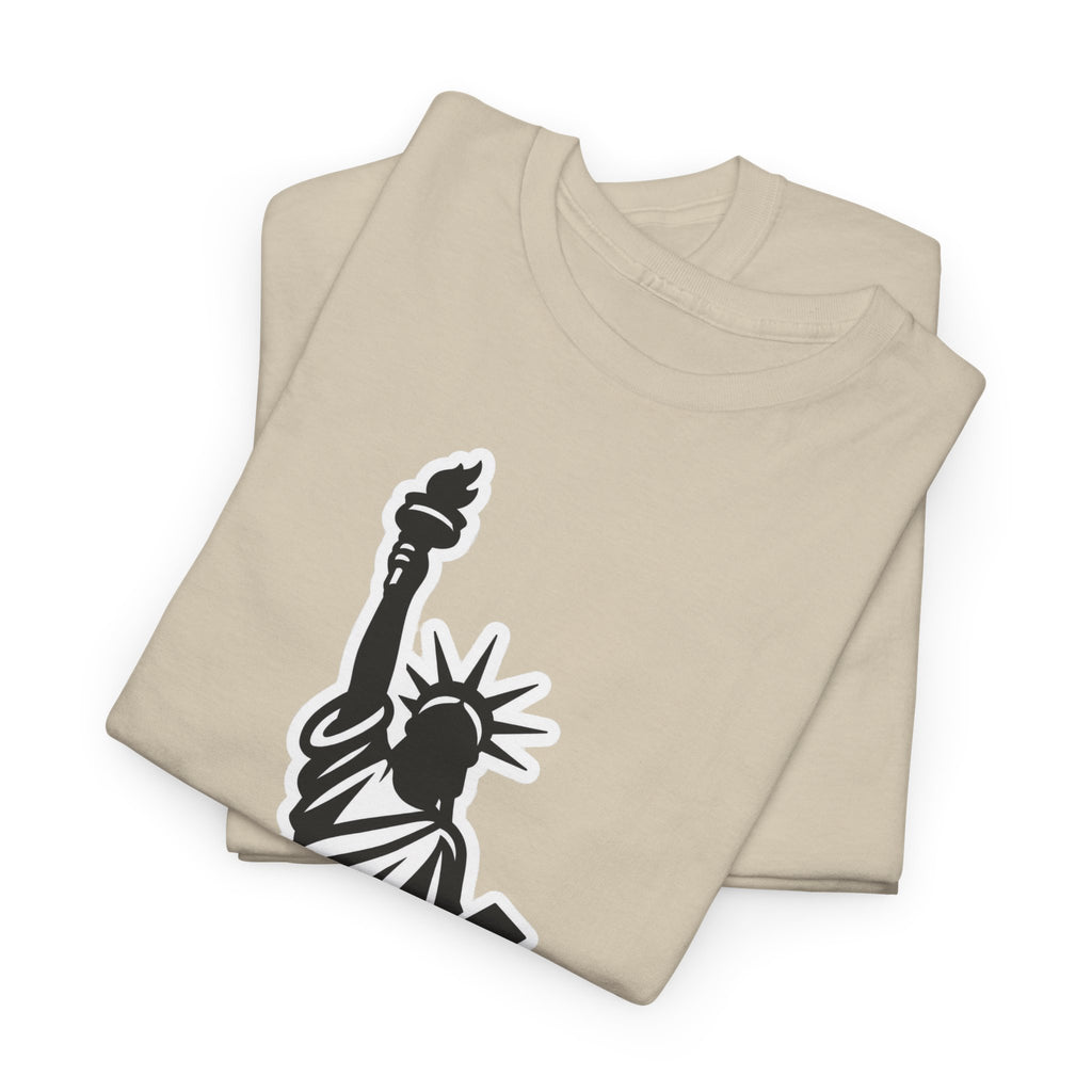 New York City Statue of Liberty Graphic Cotton T-Shirt / Tee