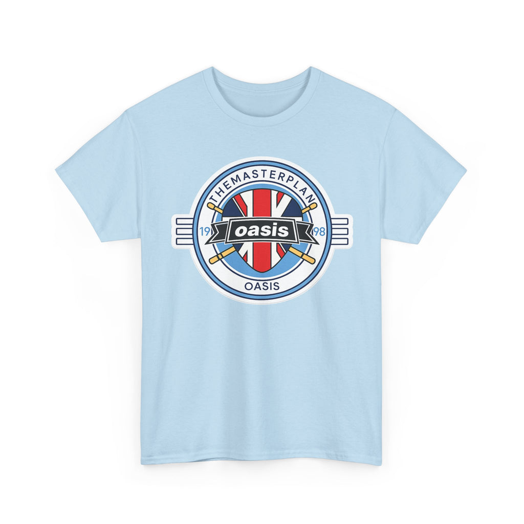 Oasis Union Jack Band Tee – Retro Rock Logo T-Shirt