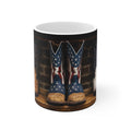 American Flag Cowboy Boots Ceramic Coffee Mug — 11oz & 15oz