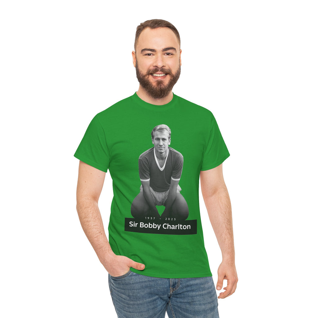 Sir Bobby Charlton Football Legend Cotton T‑Shirt