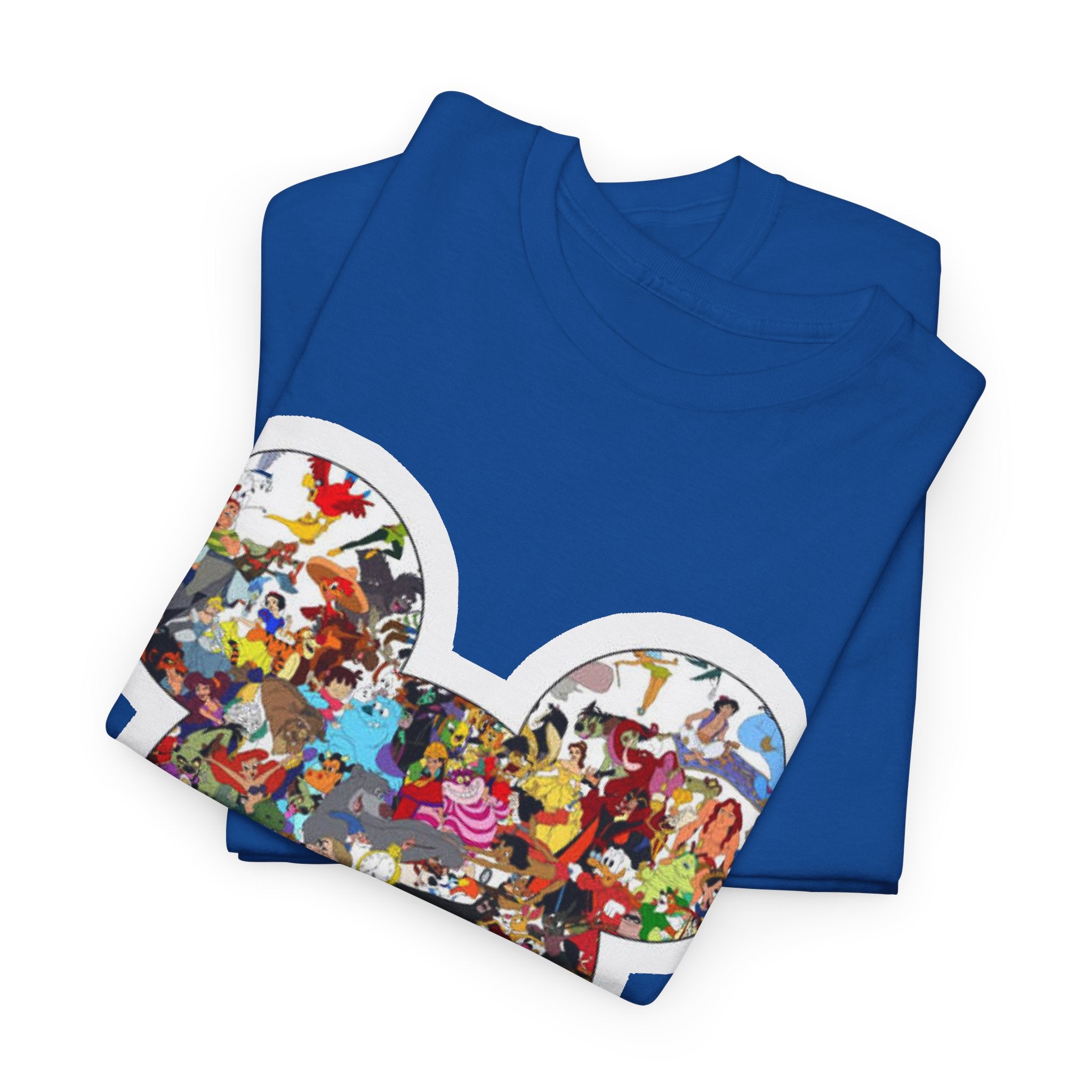 Mickey Collage T-Shirt — Vintage Disney Characters Graphic Tee