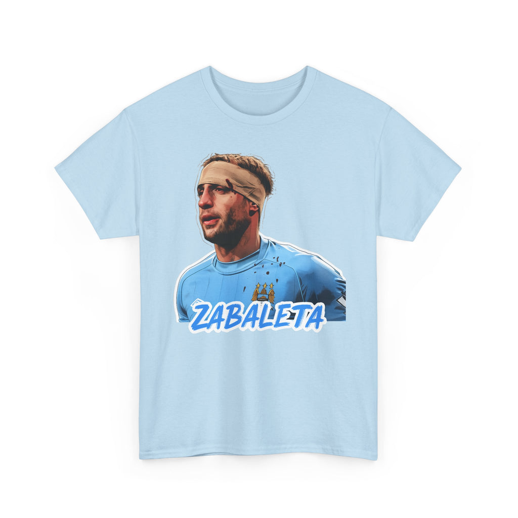 Zabaleta Manchester City Fan Tee — Retro Player Portrait Soccer T‑Shirt