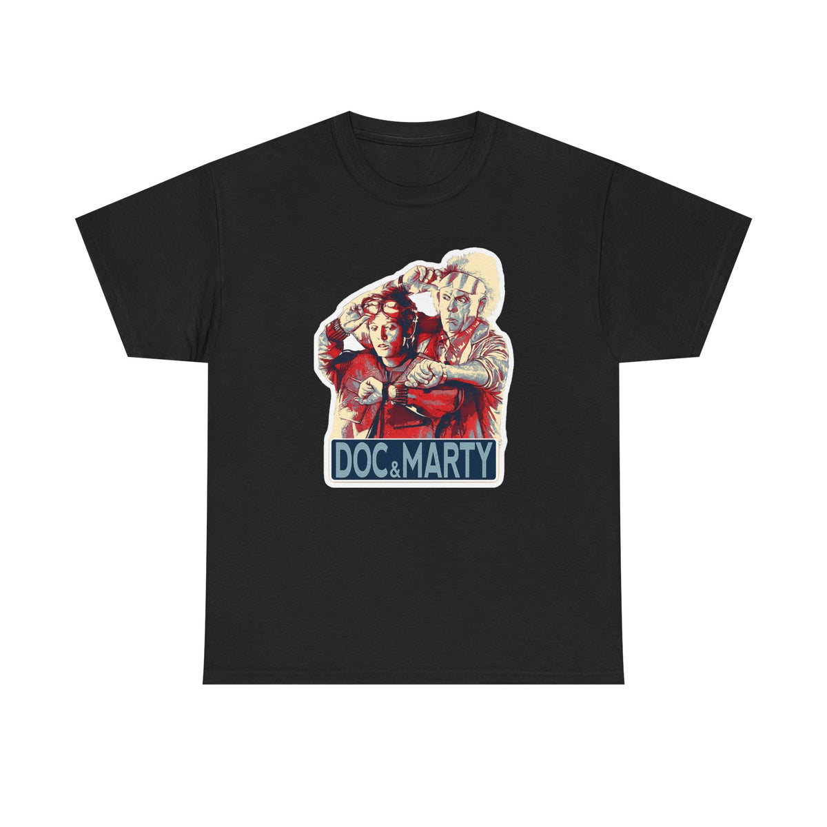 Doc & Marty Retro Graphic Cotton Tee