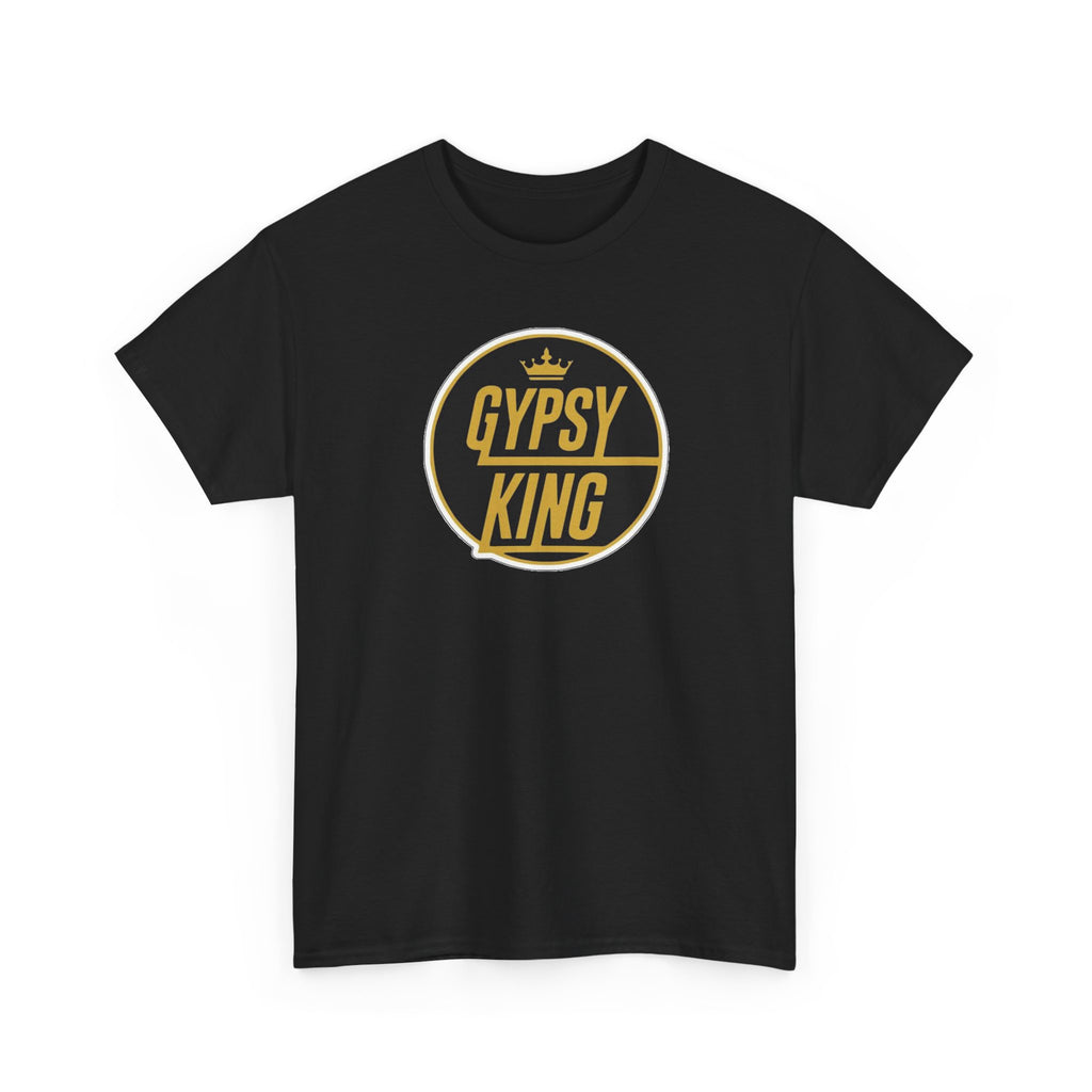 Gypsy King Graphic Tee — Retro Black & Gold Crown Logo T‑Shirt