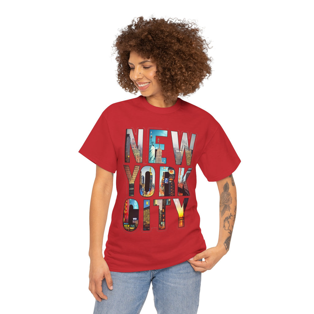 New York City Photo-Block Tee — Vintage Skyline Graphic T-Shirt