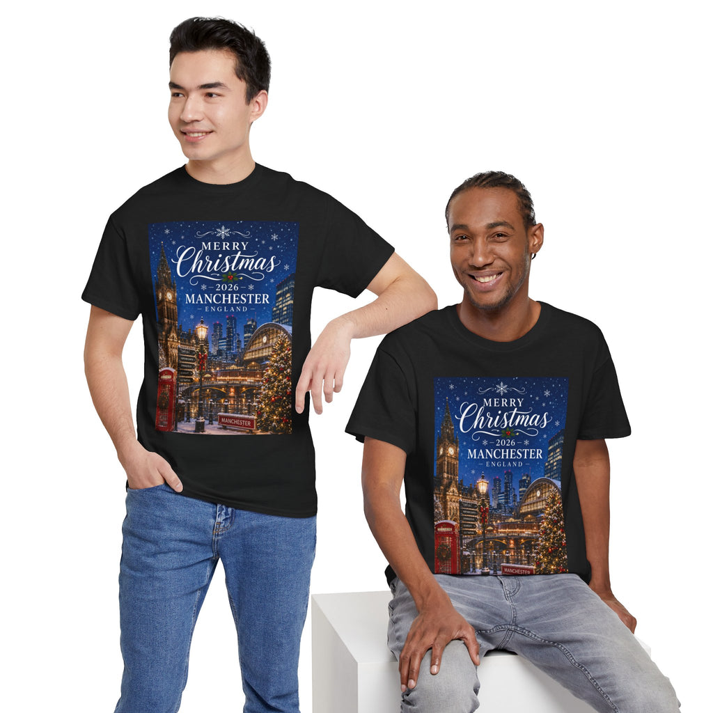 Manchester Christmas Tee — Merry Christmas 2026 Holiday T‑Shirt