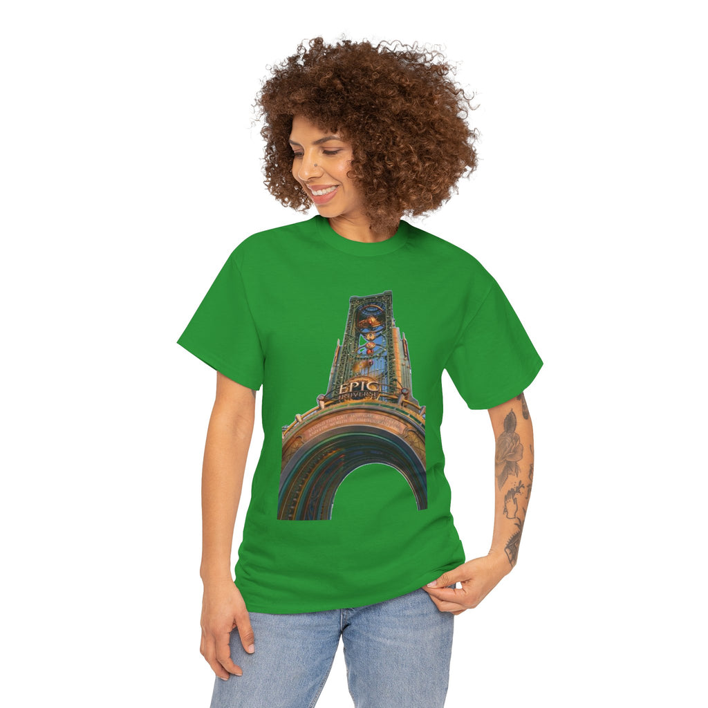 Epci Universe Vintage Theater Arch Graphic Tee — 'Epic' Retro Marquee T-Shirt