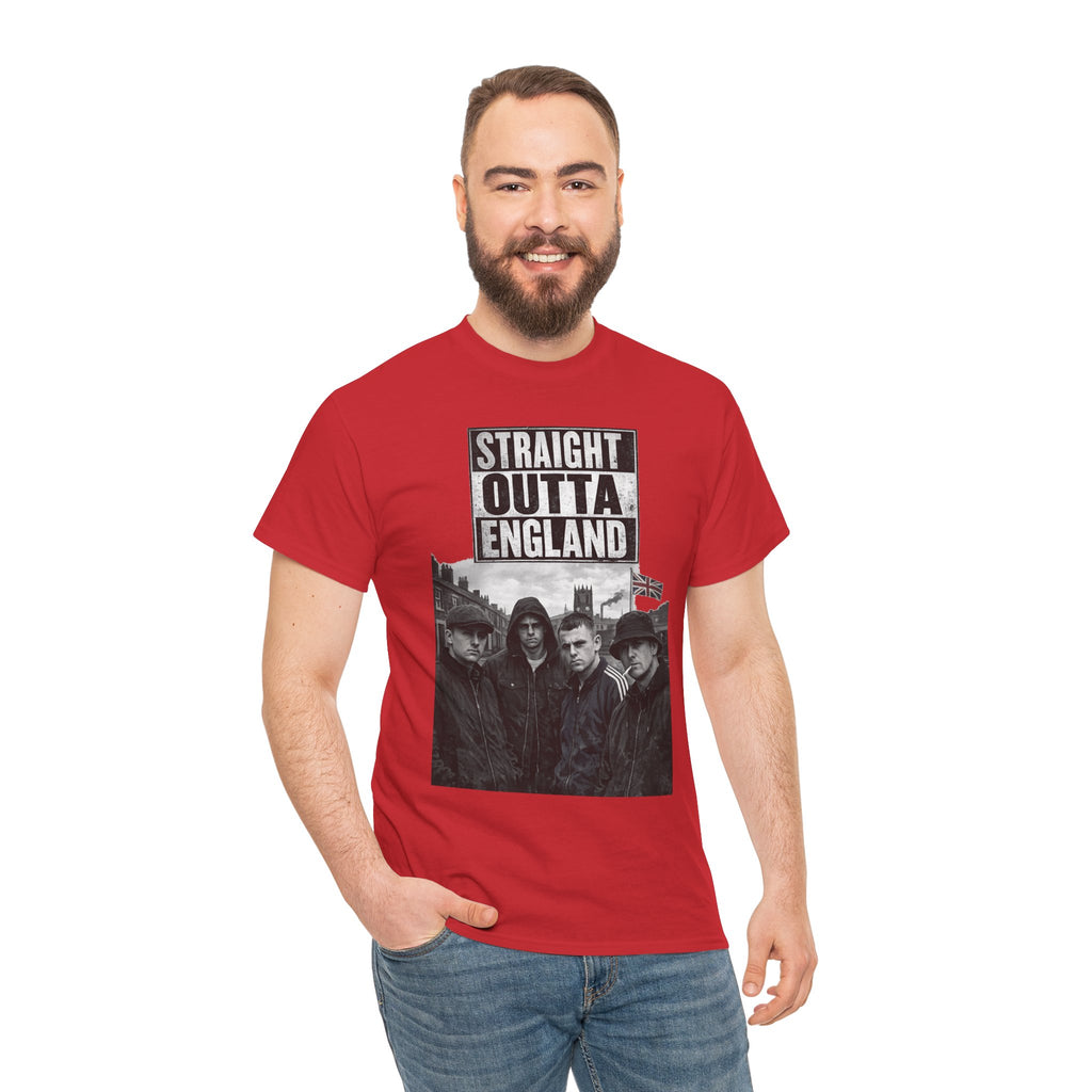 Straight Outta England T-Shirt — Retro Band Photo Tee