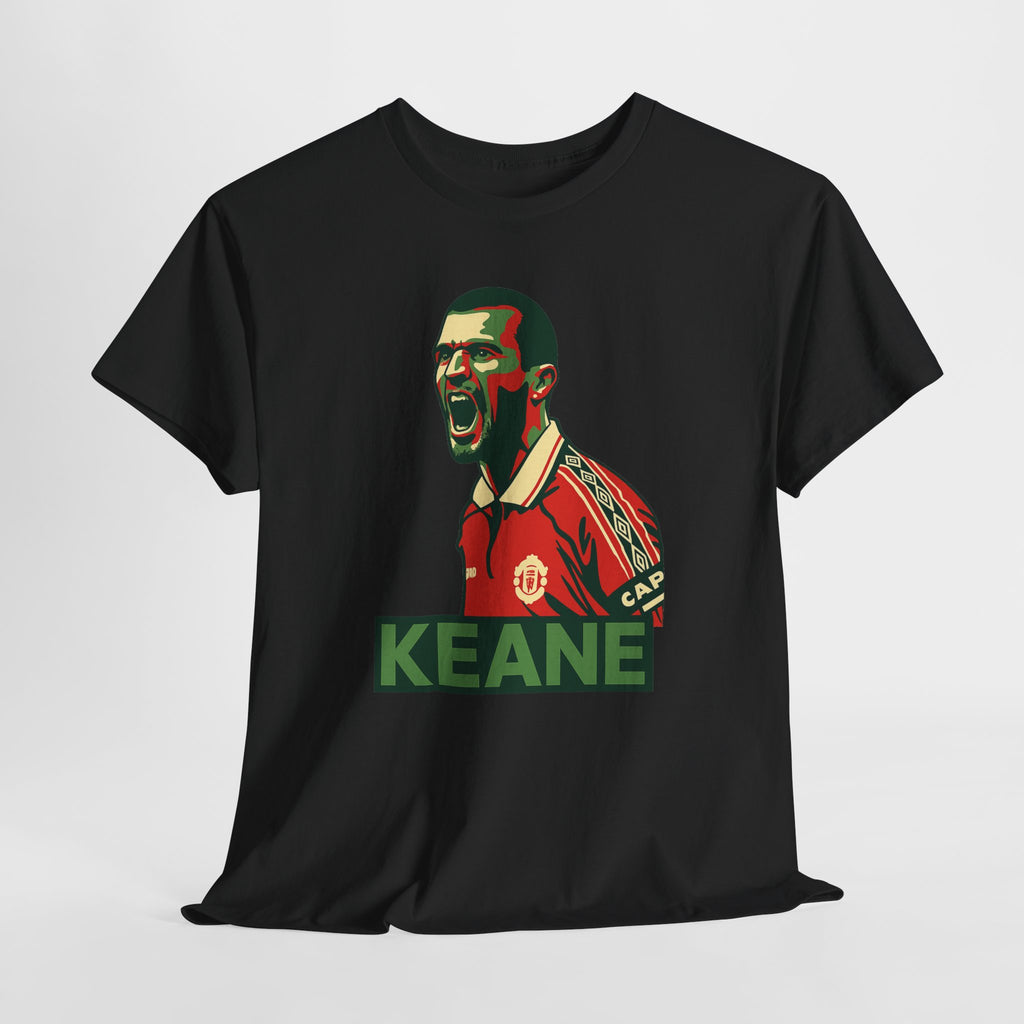 Roy Keane Retro Soccer Tee - Iconic Football Legend Graphic Shirt