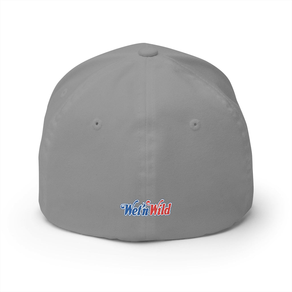 Wet 'n Wild Retro Embroidered Cap — Patriotic Red & Blue Retro Baseball Hat