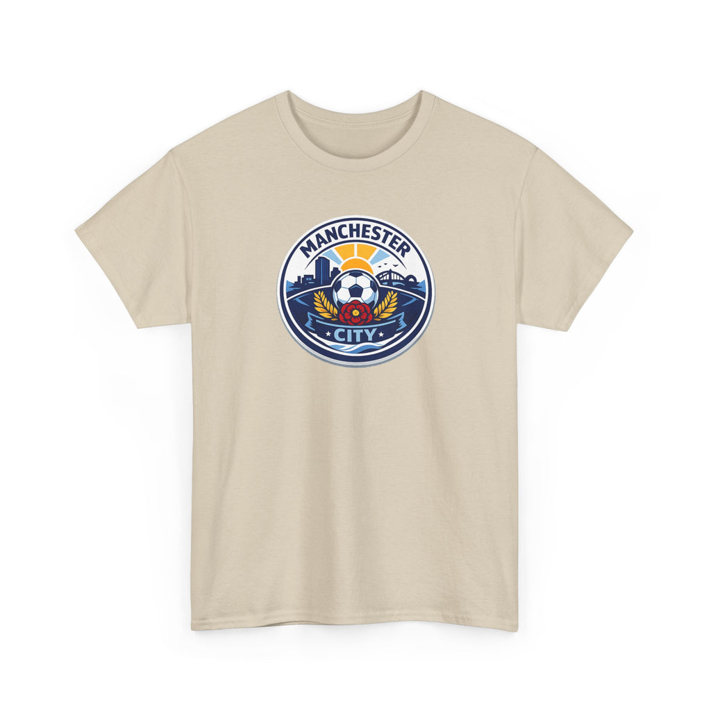 Manchester City Crest T-Shirt — Soccer Fan Tee