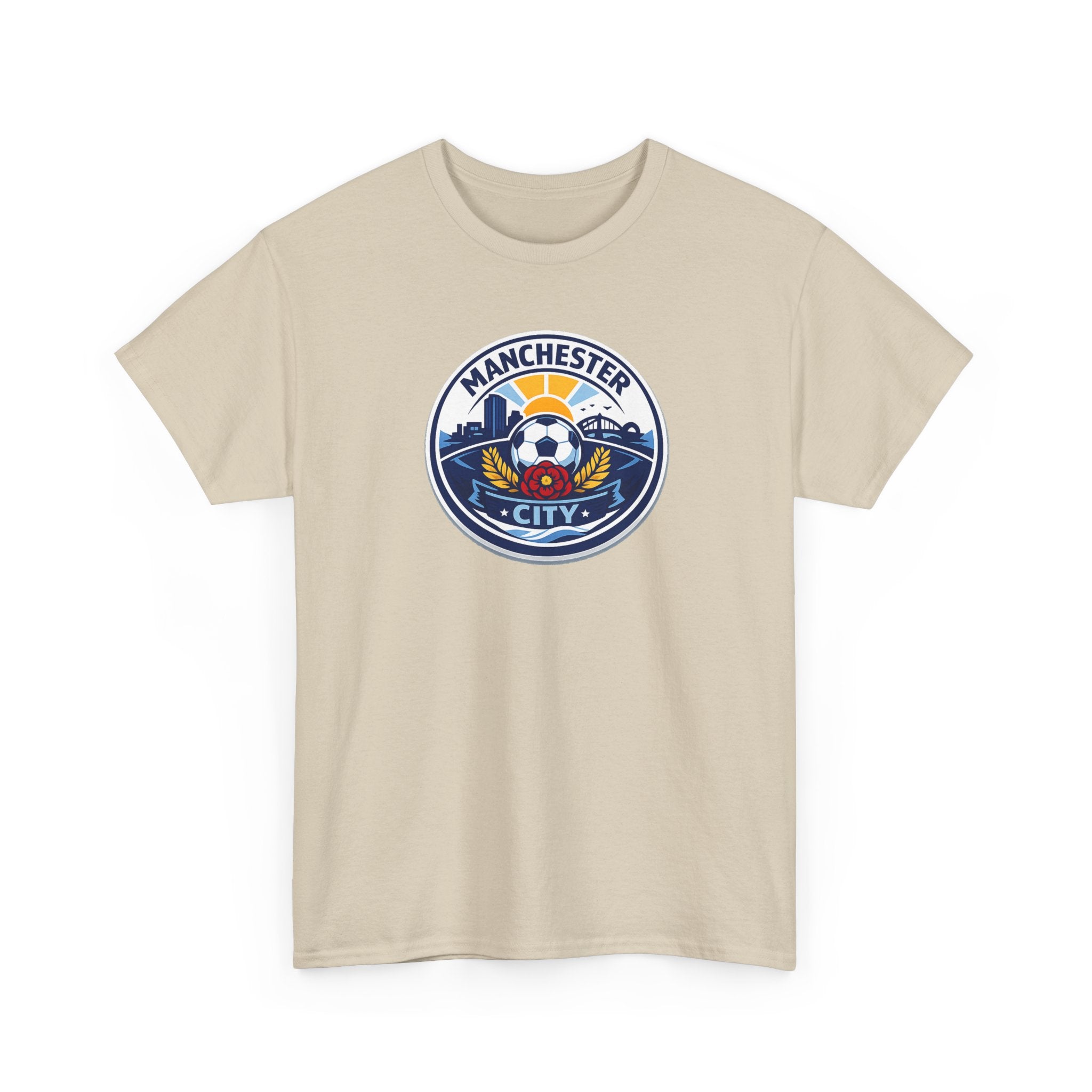 Manchester City Crest T-Shirt — Soccer Fan Tee