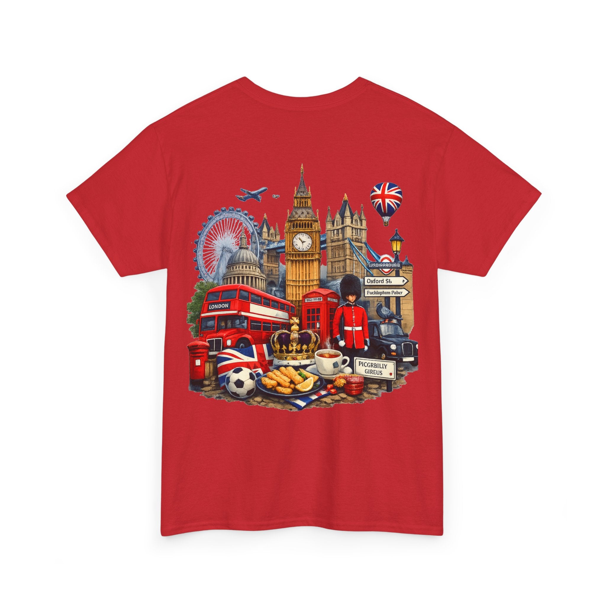 London Landmarks T‑Shirt — British Icons Collage Tee