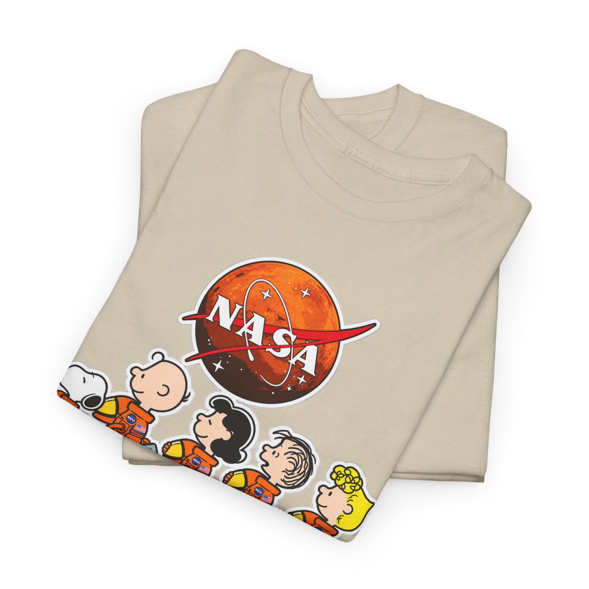 NASA Peanuts Cartoon T‑Shirt — Retro Space Snoopy & Crew Graphic Tee