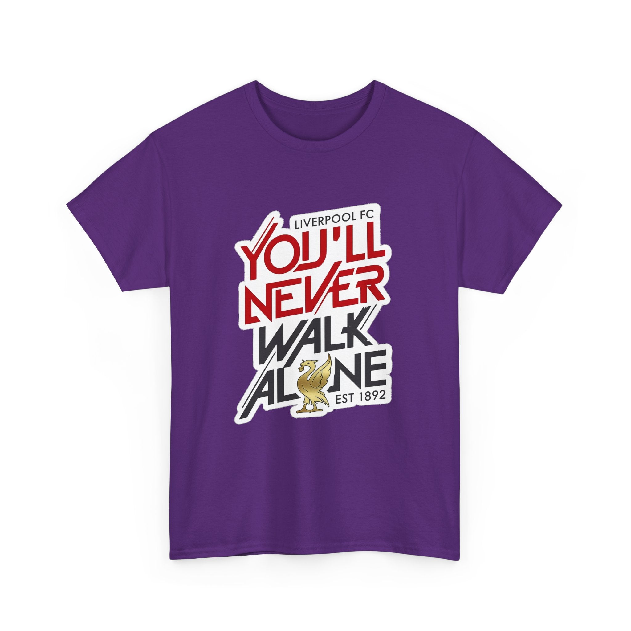 Liverpool You'll Never Walk Alone Cotton T-Shirt — Liverpool FC Fan Tee