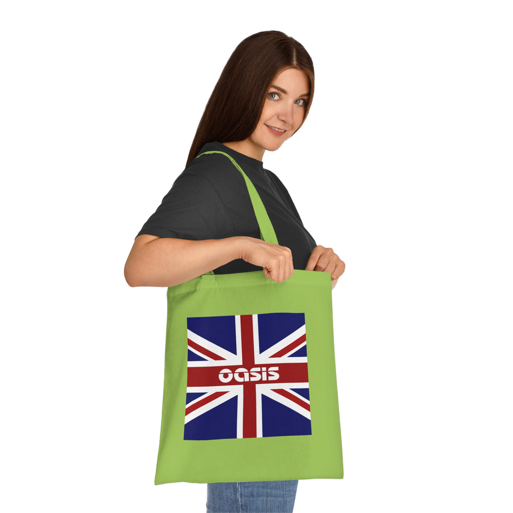 Union Jack Oasis Tote Bag — British Flag Cotton Shopper