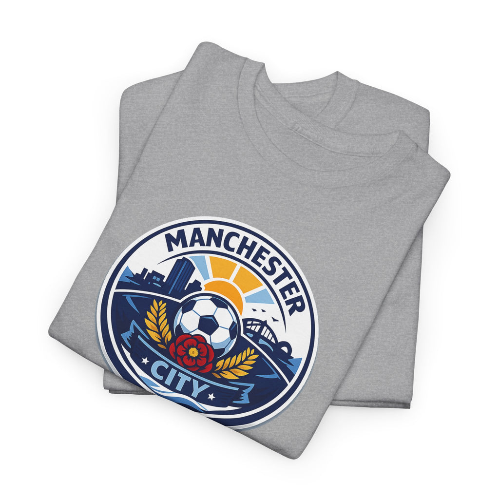 Manchester City Crest T-Shirt — Soccer Fan Tee