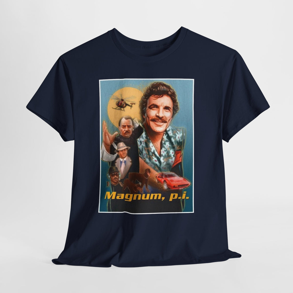 Magnum, P.I. Retro TV Show Inspired Cotton T-Shirt