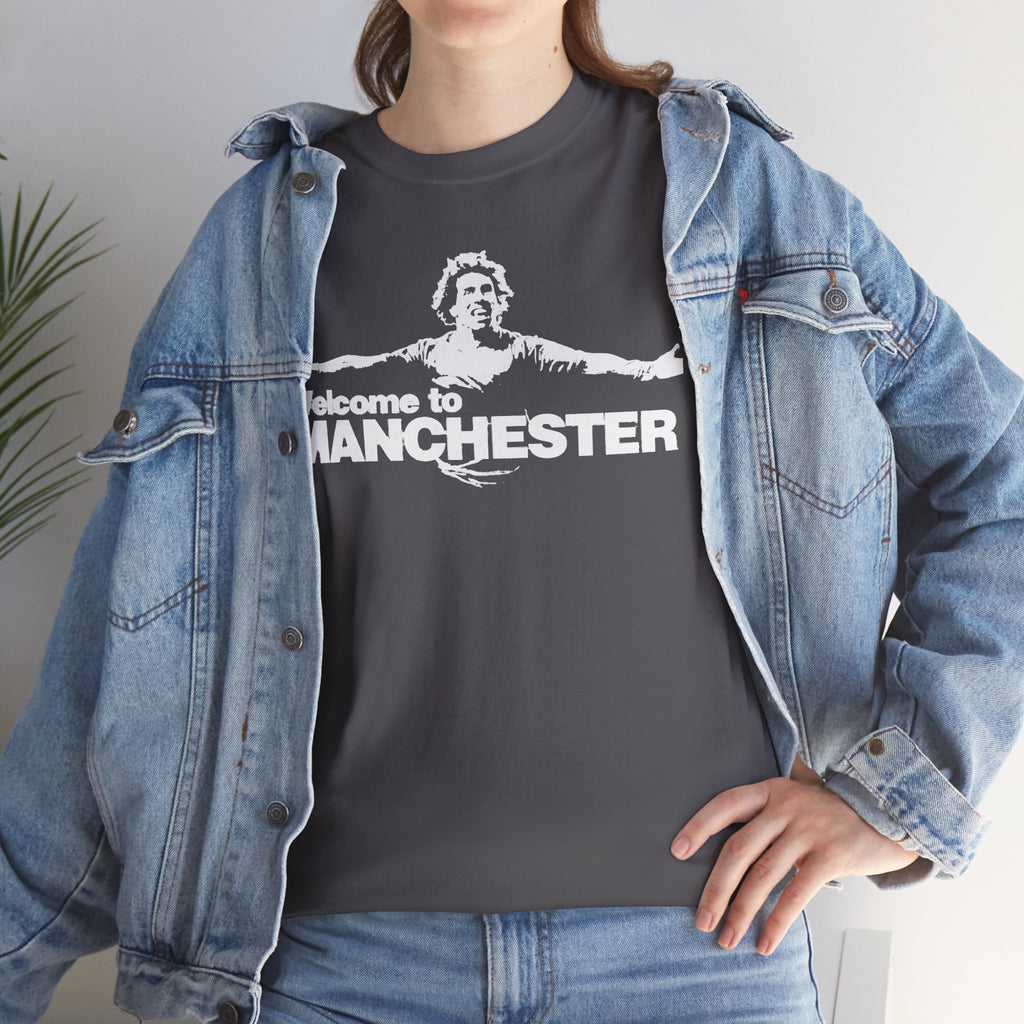 Welcome to Manchester Tee — Retro Carlos Tevez Manchester City Graphic Cotton T-Shirt