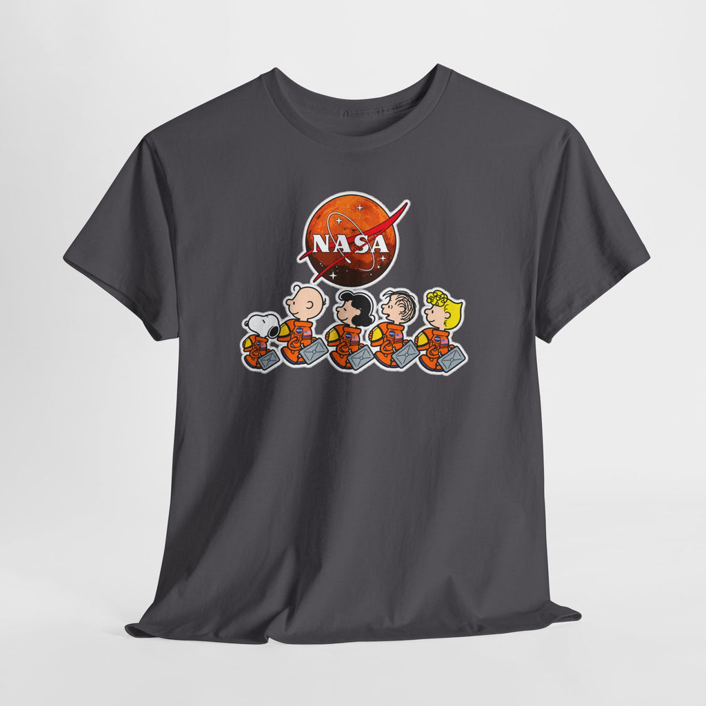 NASA Peanuts Cartoon T‑Shirt — Retro Space Snoopy & Crew Graphic Tee