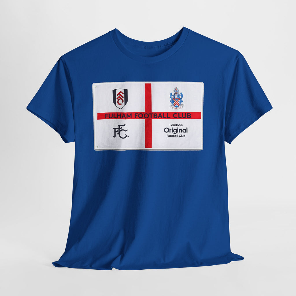 Fulham Football Club Crest Tee — St George’s Cross Football Shirt