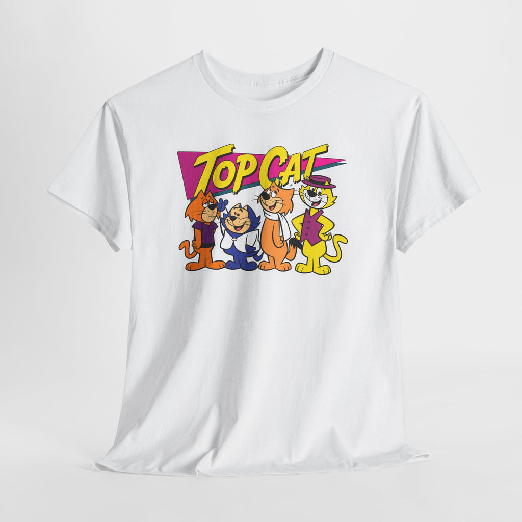Top Cat Retro Cartoon Cotton T-Shirt / Tee