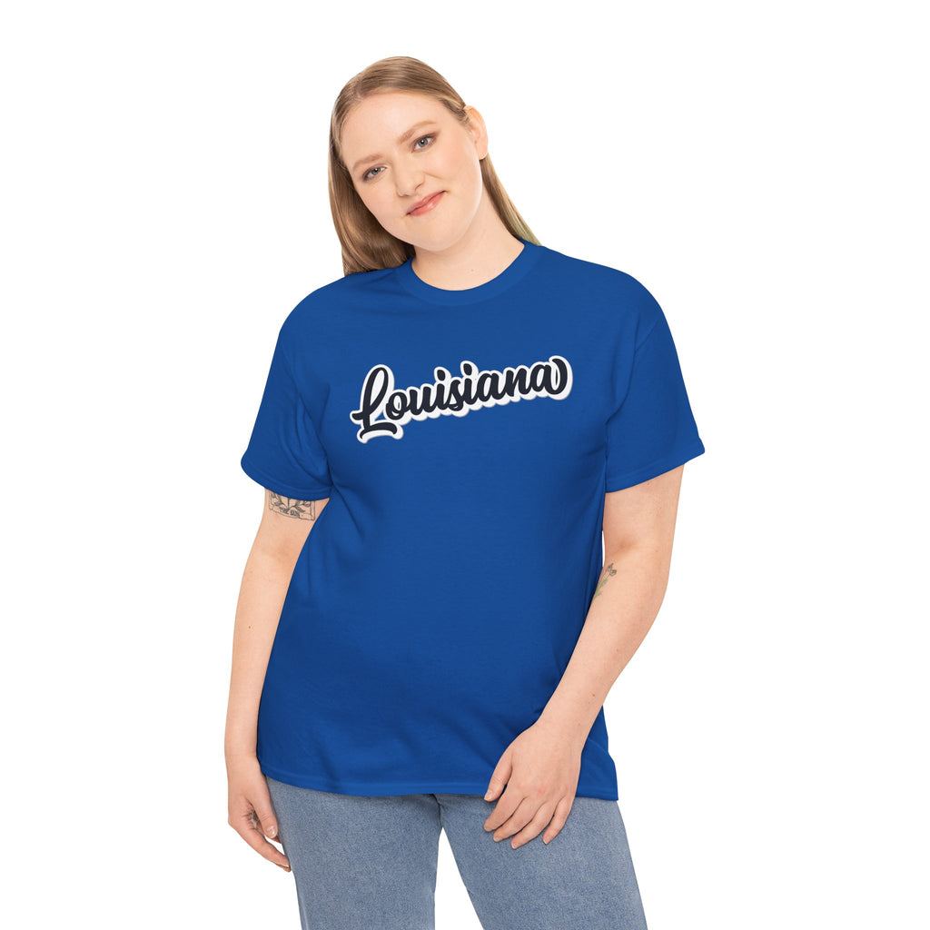 Louisiana Script Cotton T-Shirt
