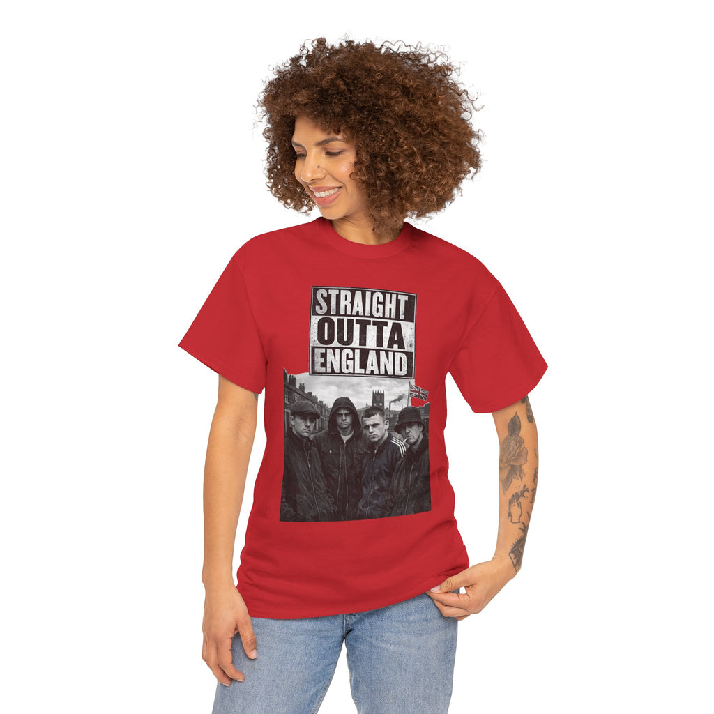 Straight Outta England T-Shirt — Retro Band Photo Tee