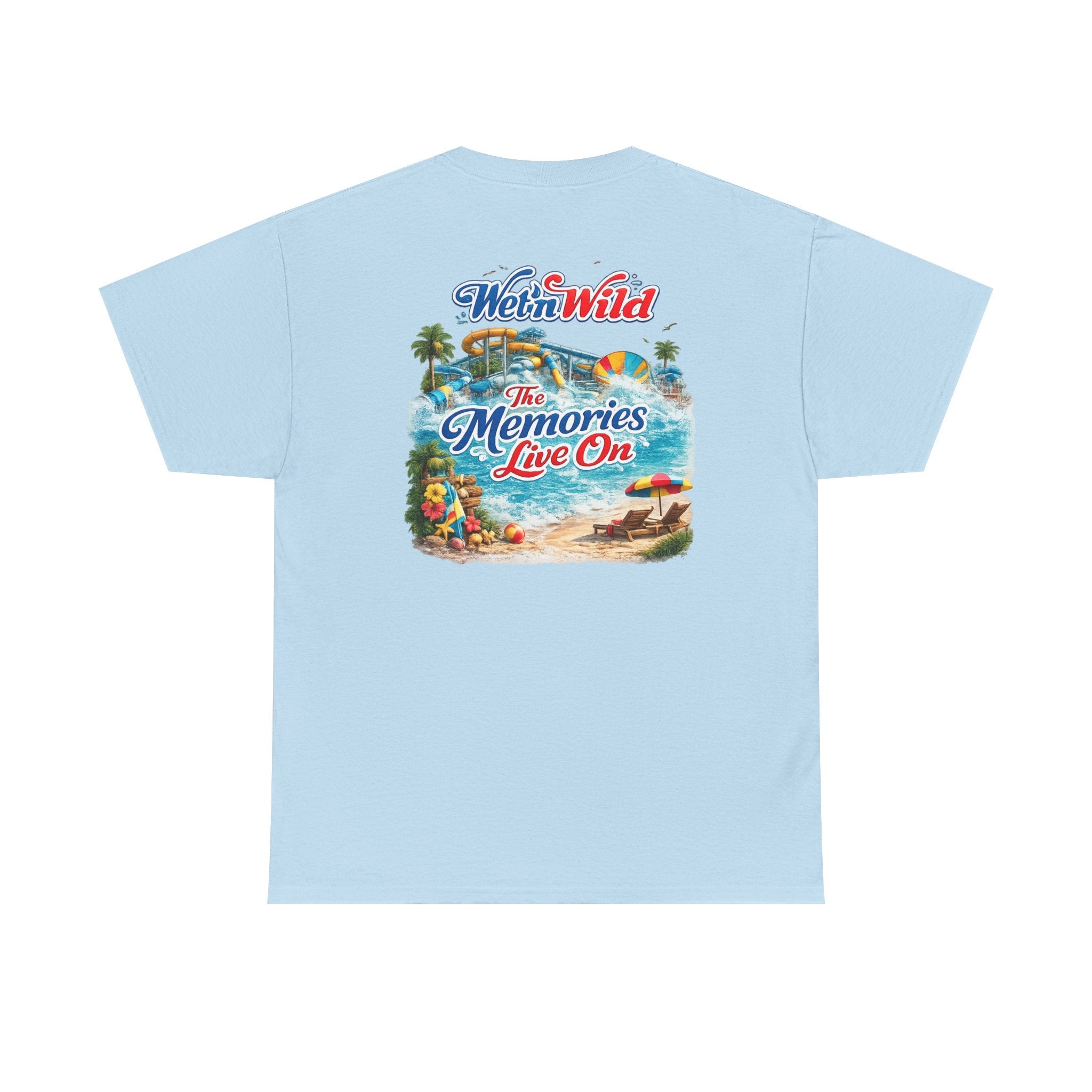 Wet 'n Wild Orlando Graphic Tee — "The Memories Live On" Retro Vacation T‑Shirt