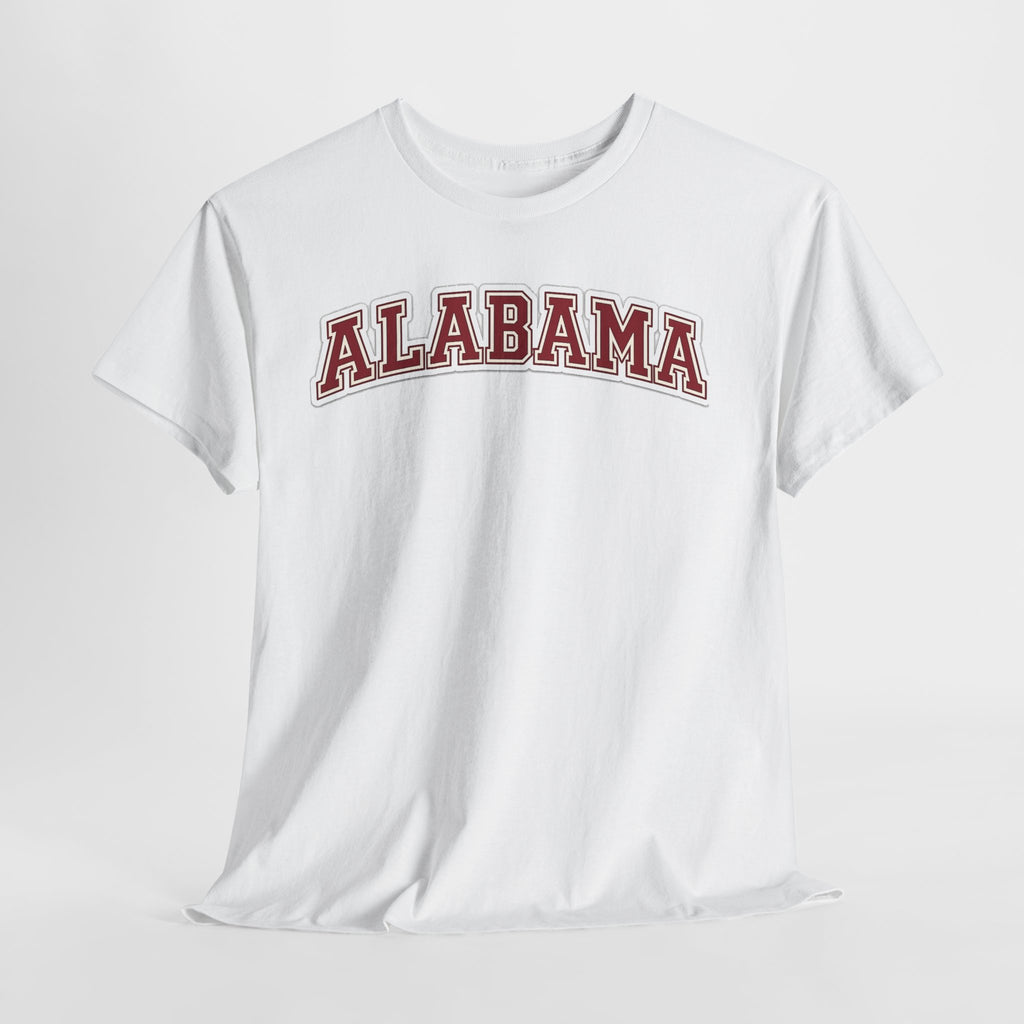 Alabama Arch Logo Tee – Crimson College Pride T‑Shirt