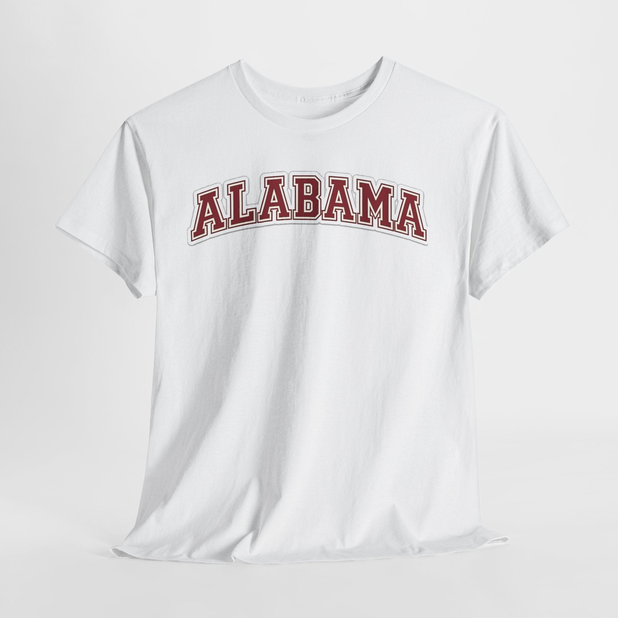 Alabama Arch Logo Tee – Crimson College Pride T‑Shirt