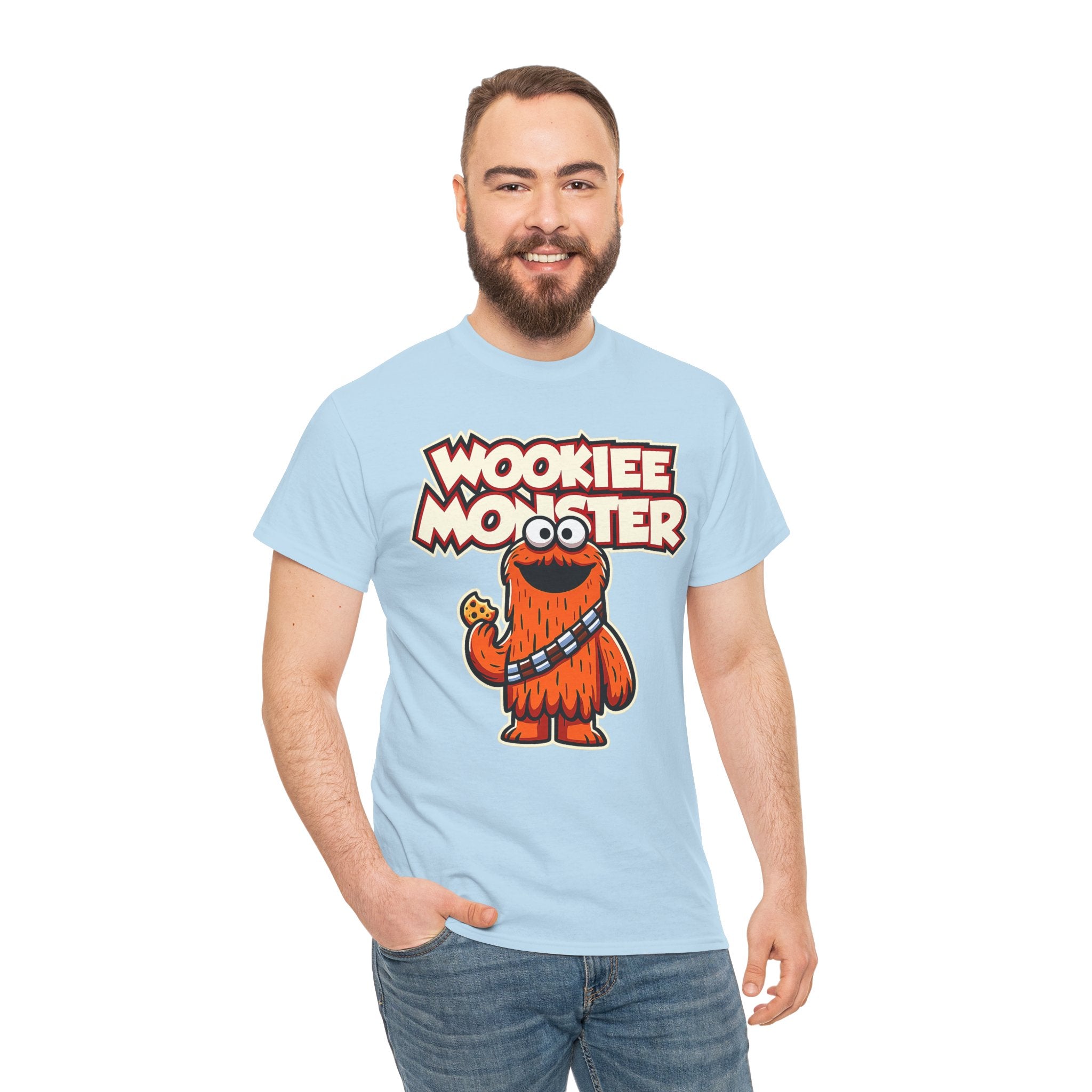 Wookiee Monster Tee - Funny Retro Sci‑Fi Cartoon Shirt