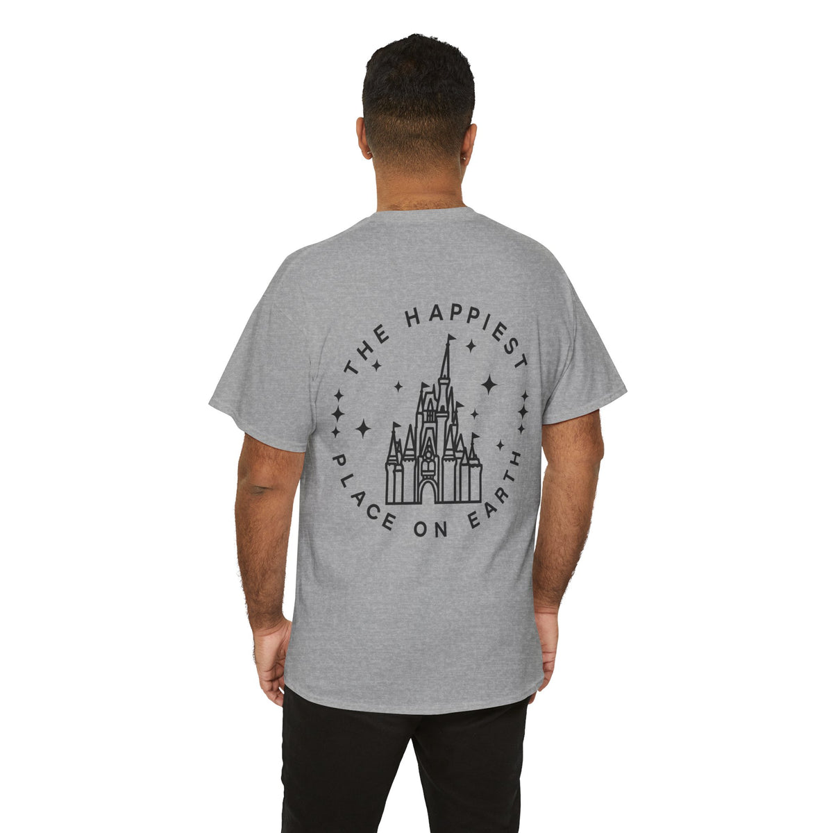 The Happiest Place on Earth Castle Graphic Cotton T-Shirt