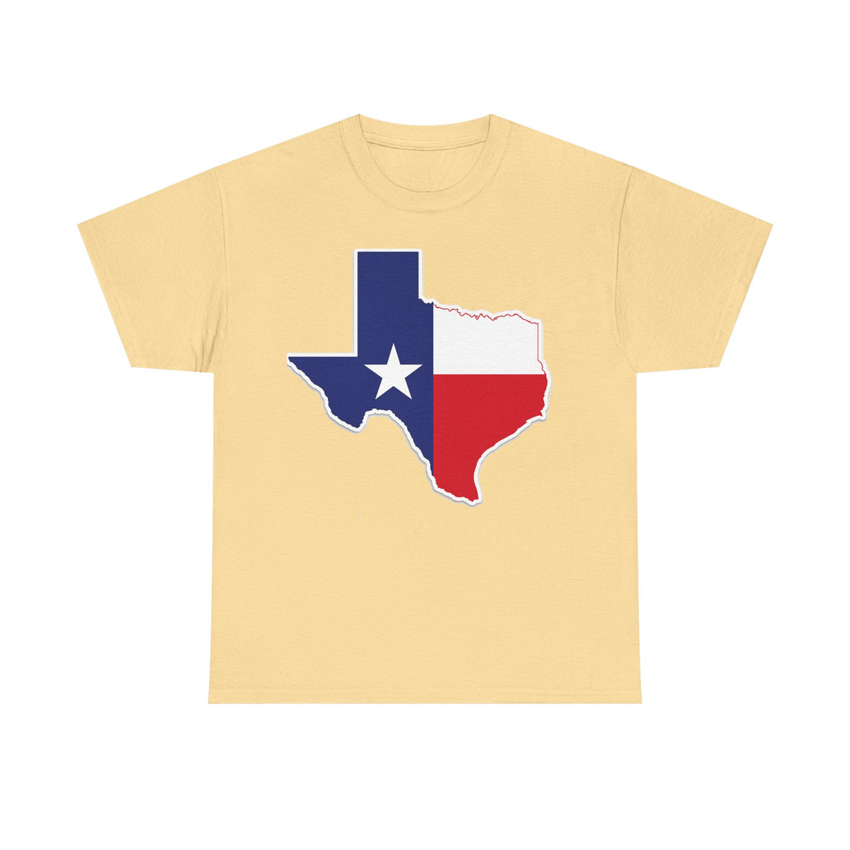 Texas Flag Outline T-Shirt — Lone Star State Pride Tee