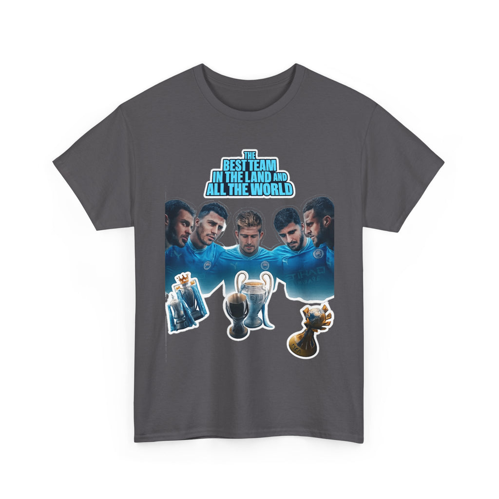 Manchester City — "Best Team in the Land and All the World" Cotton T-Shirt