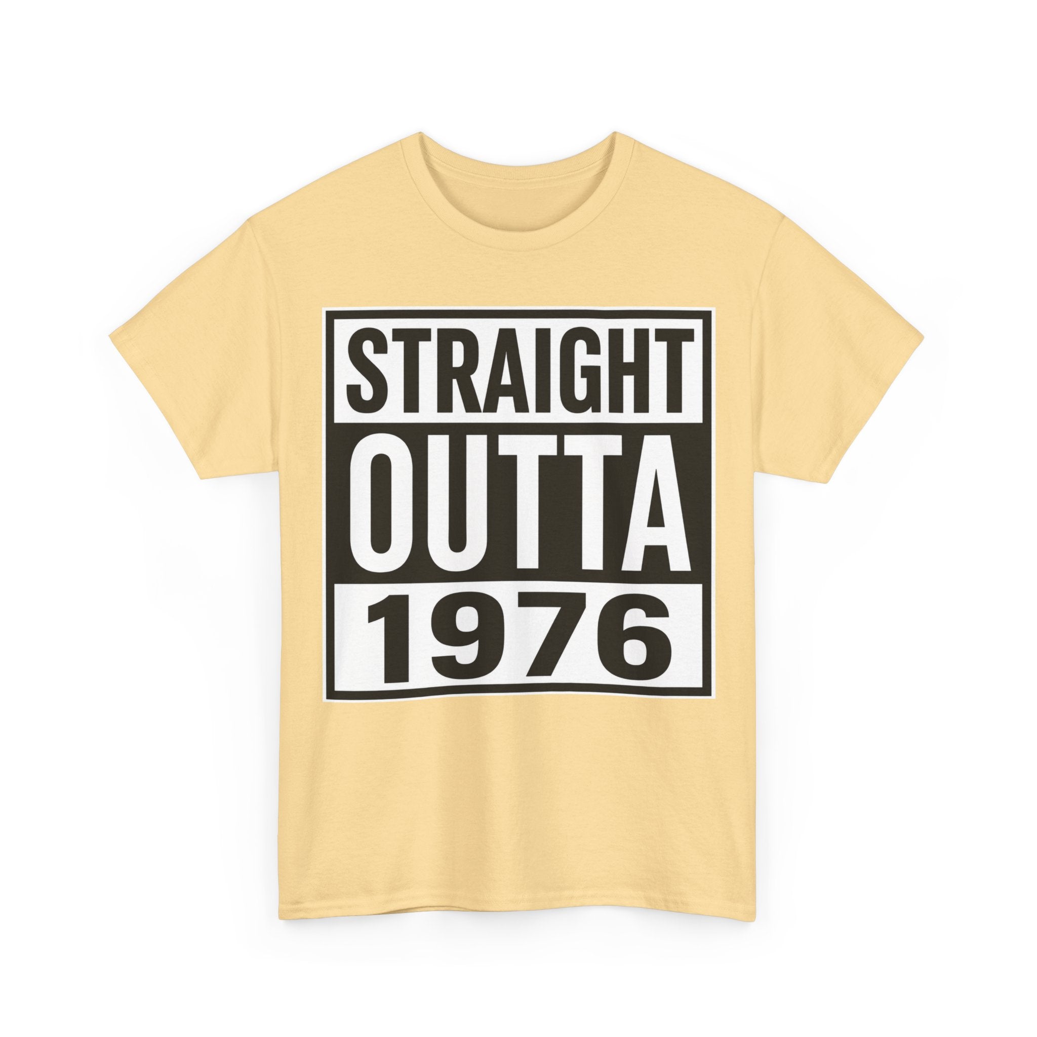 Straight Outta 1976 T-Shirt — Retro 1976 Birthday Tee