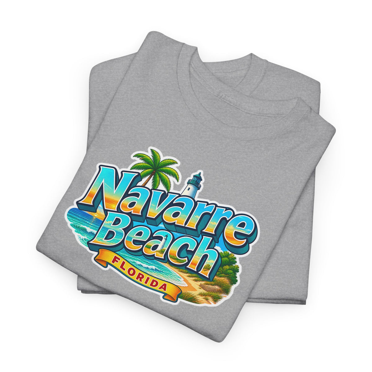 Navarre Beach Florida T-Shirt – Retro Tropical Vacation Tee