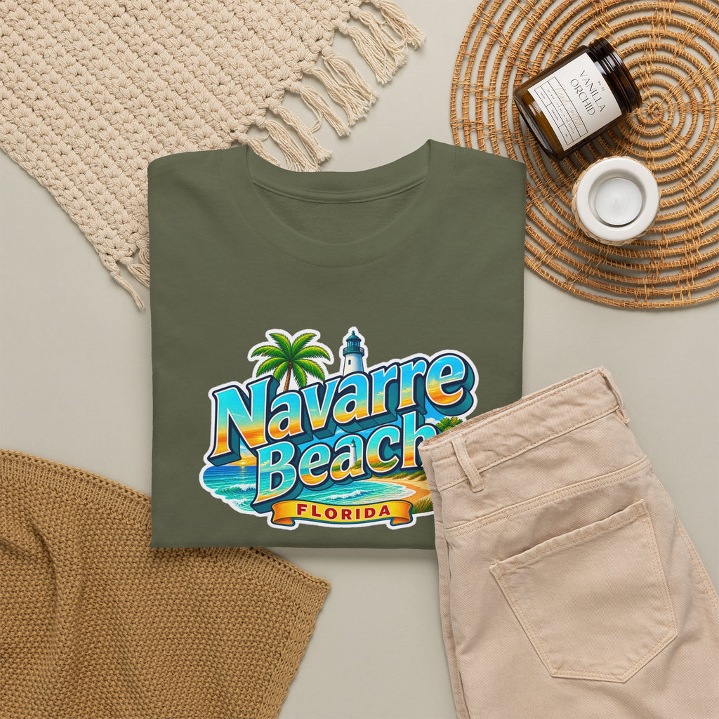 Navarre Beach Florida T-Shirt – Retro Tropical Vacation Tee