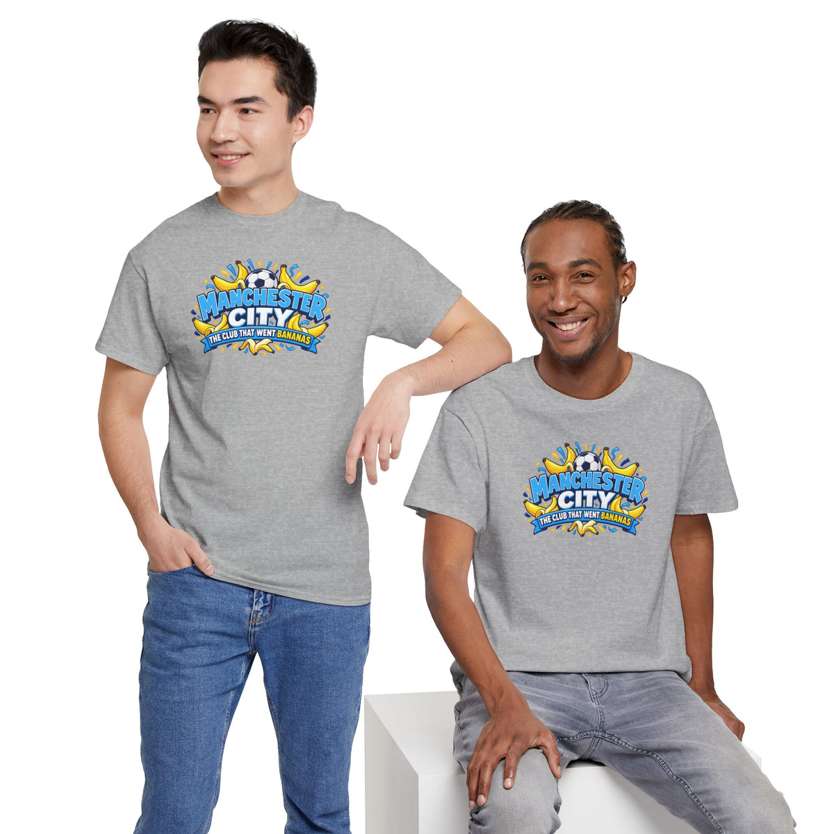Manchester City "The Club That Went Bananas" Cotton T-Shirt