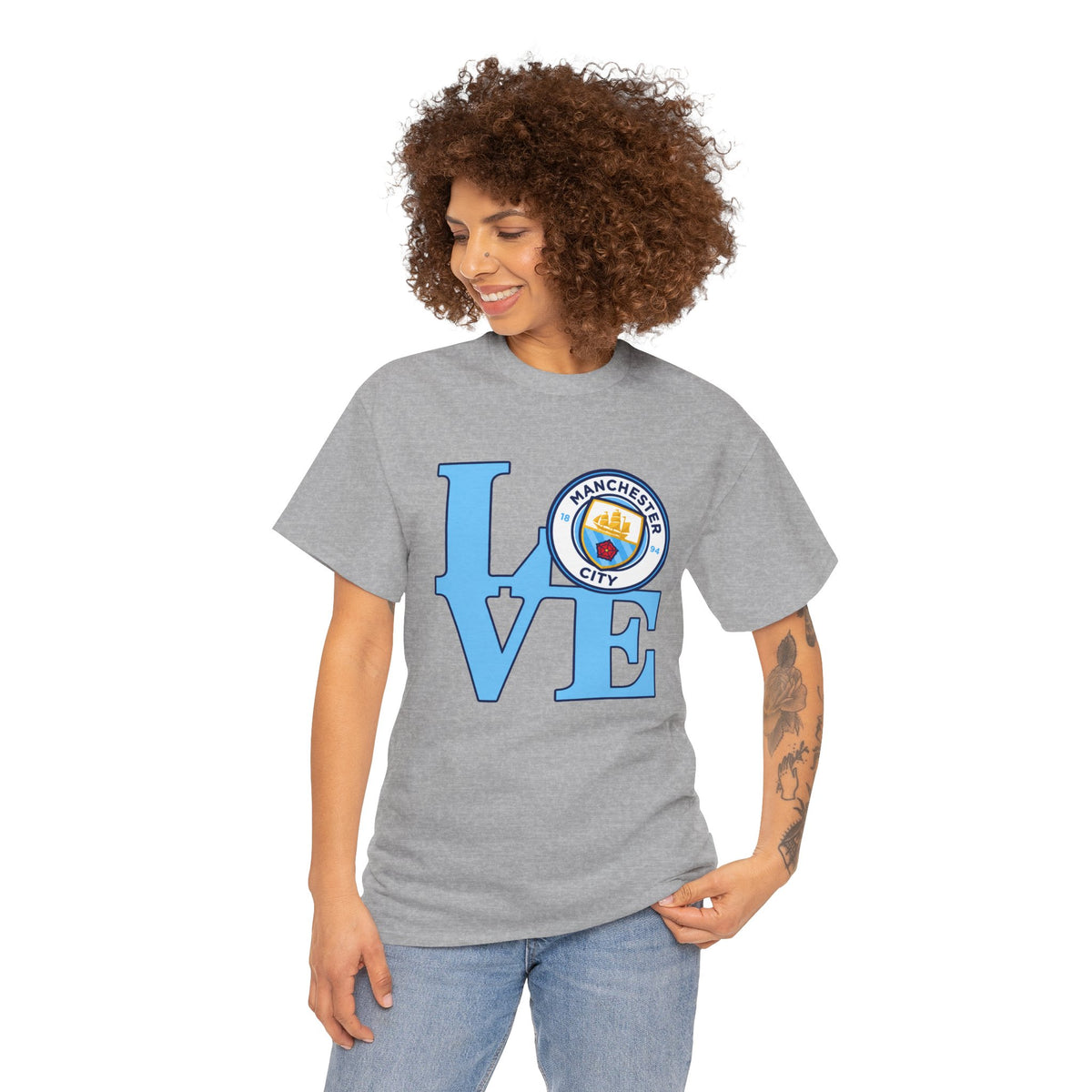 Manchester City LOVE Cotton T-Shirt