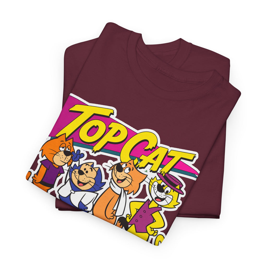 Top Cat Retro Cartoon Cotton T-Shirt / Tee