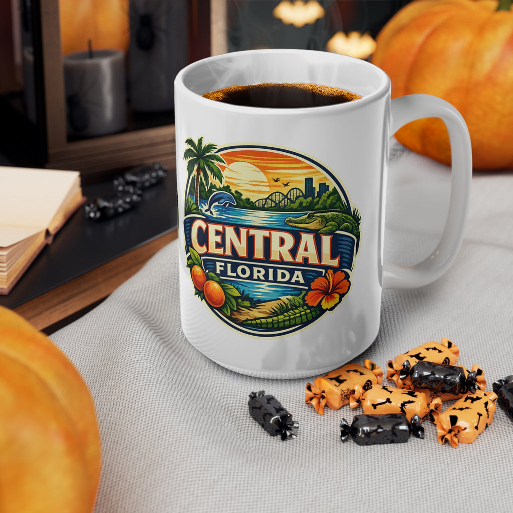 Central Florida Ceramic Coffee Cups, 11oz, 15oz