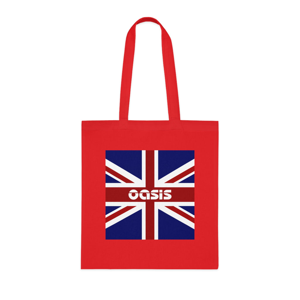 Union Jack Oasis Tote Bag — British Flag Cotton Shopper