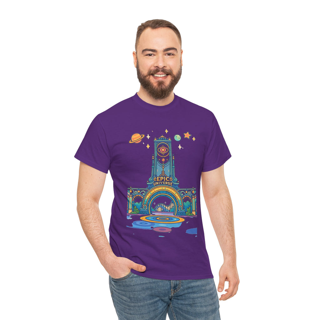 Universal Studios Family Vacation T-Shirt — Retro Space Theater Graphic Tee